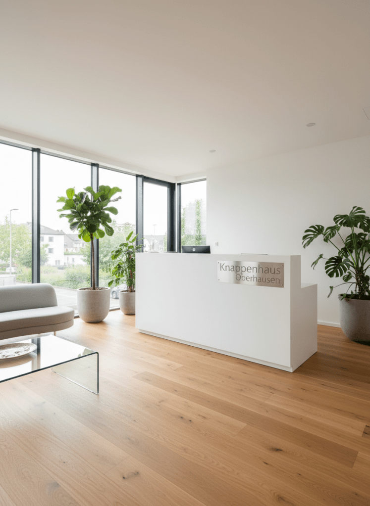 A bright, modern medical practice